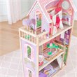 Pemberly Row Contemporary Wood 10 Piece Spacious Dreamy Dollhouse