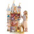 Pemberly Row Modern Wood 10 Piece Princess Royal Celebration Dollhouse