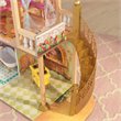 Pemberly Row Modern Wood 10 Piece Princess Royal Celebration Dollhouse