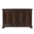 Pemberly Row Medium Brown Buffet with French & English Dovetail Construction