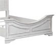 Pemberly Row Contemporary Magnolia Manor White Queen Panel Bed