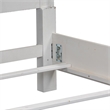 Pemberly Row Contemporary Magnolia Manor White Queen Panel Bed