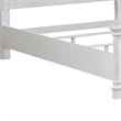Pemberly Row Contemporary Magnolia Manor White Queen Panel Bed