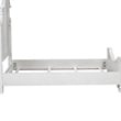 Pemberly Row Contemporary Magnolia Manor White Queen Panel Bed