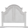 Pemberly Row Contemporary Magnolia Manor White Queen Panel Bed