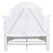 Pemberly Row Contemporary Magnolia Manor White Queen Panel Bed