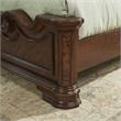 Pemberly Row Contemporary Wood Royale Brown Cherry Queen Bed
