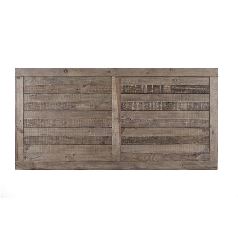 Pemberly Row Contemporary Rectangular Wood Dining Table in Natural-Black