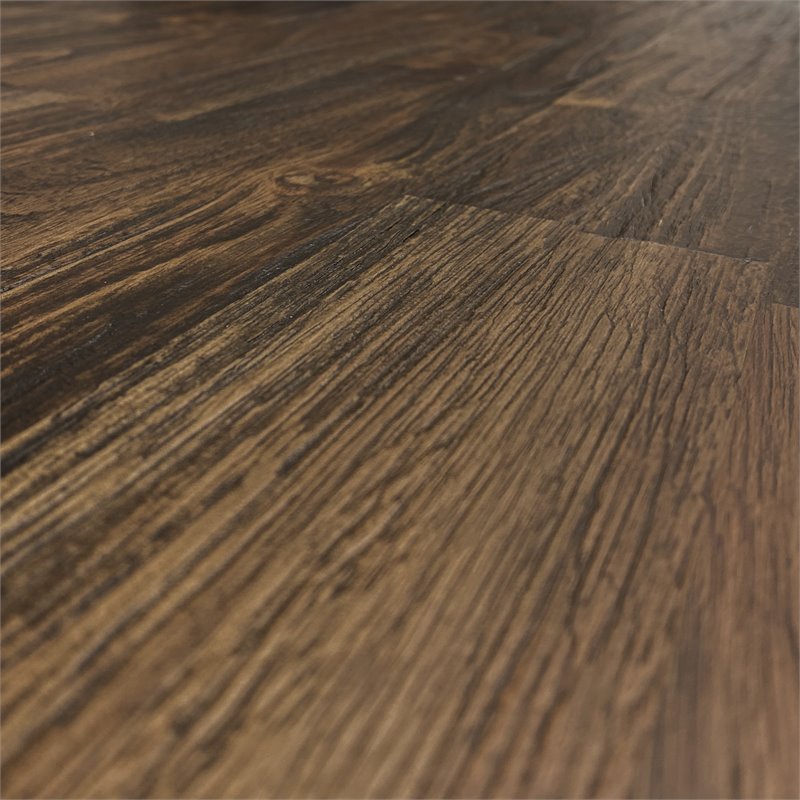 Pemberly Row Rectangular Wood Dining Table in Jacobean Brown