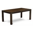 Pemberly Row Rectangular Wood Dining Table in Jacobean Brown