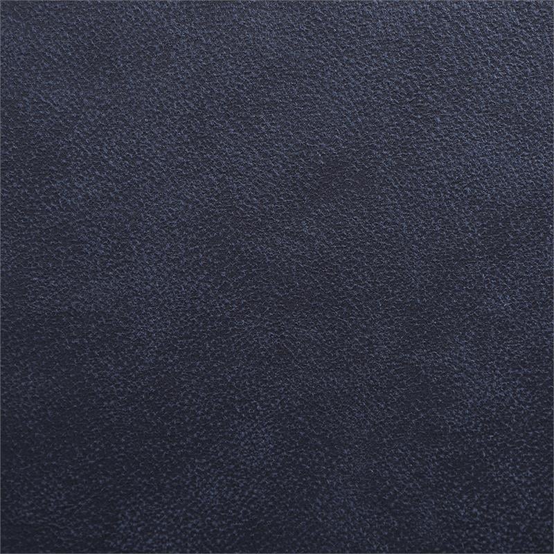 Pemberly Row Contemporary Ocean Blue Faux Leather Power Media Recliner