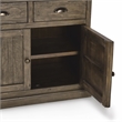 Pemberly Row 4-drawer Reclaimed Pine Wood Sideboard in Weathered Brown