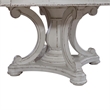 Pemberly Row Magnolia Manor Round Wood Table Set in Antique White