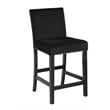 Pemberly Row 5-Piece Faux Marble & Wood Counter Set in Black
