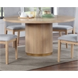Pemberly Row Contemporary Oak Finish Wood 59