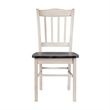 Pemberly Row Dining Chairs - Set of 2 in European Black Ash/Antique White