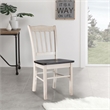Pemberly Row Dining Chairs - Set of 2 in European Black Ash/Antique White