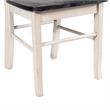 Pemberly Row Dining Chairs - Set of 2 in European Black Ash/Antique White
