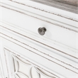 Pemberly Row Wood French & English Dovetail Construction Buffet in White