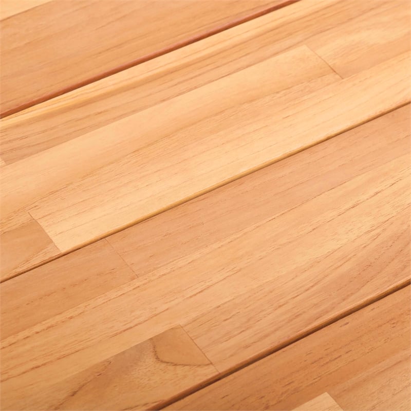 Pemberly Row Modern Solid Teak Outdoor 18