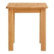 Pemberly Row Modern Teak Outdoor Square Side Table 22