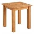 Pemberly Row Modern Teak Outdoor Square Side Table 22
