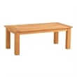 Pemberly Row 5Pc Set Teak Outdoor Sofa 2 Tables 2 Chairs & Cushions in Natural