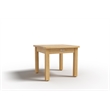 Pemberly Row Contemporary Square Premium Teak Outdoor Side Table