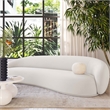 Pemberly Row Transitional Accent Cream Velvet Upholstered120