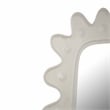 Pemberly Row Handmade Transitional Accent Metal Wall Mirror in White