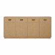 Pemberly Row Handmade Contemporary Accent Natural Oak Buffet