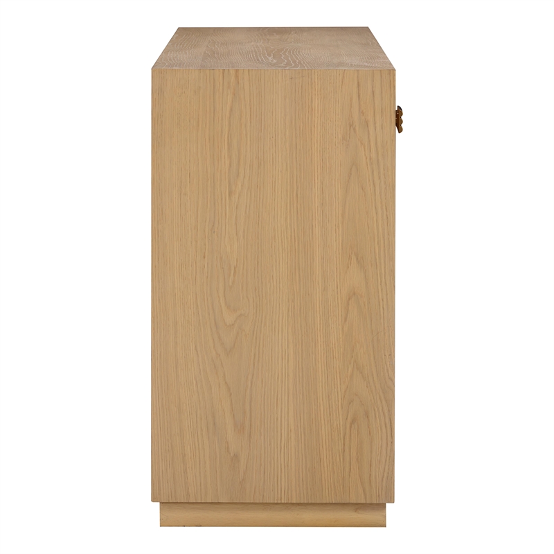 Pemberly Row Handmade Contemporary Accent Natural Oak Buffet