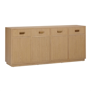 Pemberly Row Handmade Contemporary Accent Natural Oak Buffet