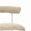 Pemberly Row Contemporary Upholstered Velvet Bar Stool in Taupe
