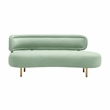 Pemberly Row Handmade Contemporary Accent Mint Green Velvet Sofa