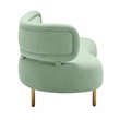 Pemberly Row Handmade Contemporary Accent Mint Green Velvet Sofa