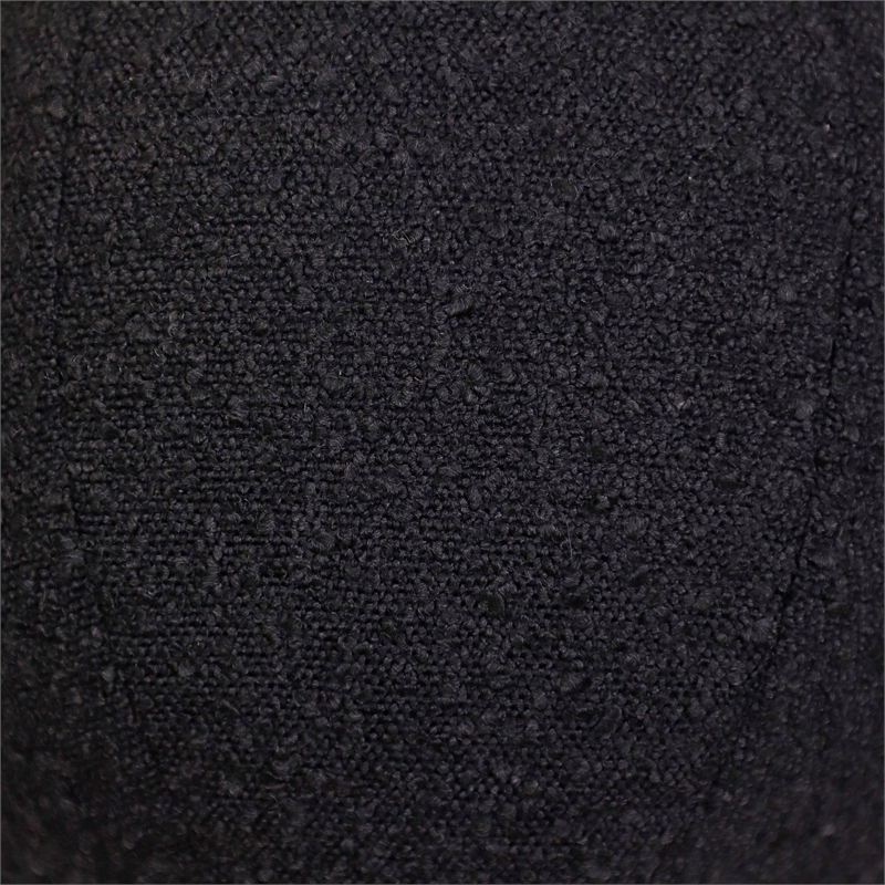 Pemberly Row Transitional Accent Black Finish Boucle 9
