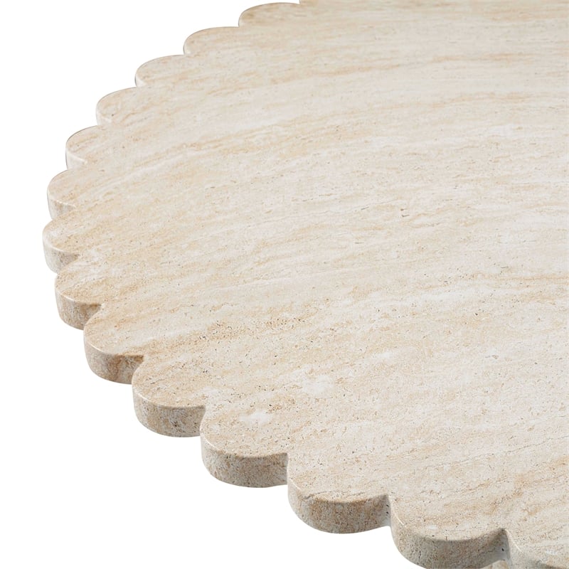 Pemberly Row Washed Travertine Finish Indoor / Outdoor 54