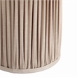 Pemberly Row Handmade Transitional Accent Beige Linen Table Lamp