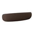 Pemberly Row Contemporary Chocolate Brown Velvet 120 Inch Sofa