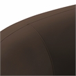 Pemberly Row Contemporary Chocolate Brown Velvet 120 Inch Sofa