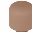 Pemberly Row Contemporary Accent Terracotta Metal Table Lamp