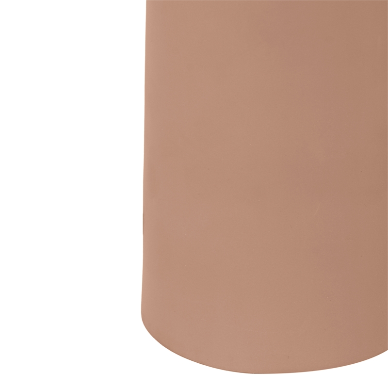 Pemberly Row Contemporary Accent Terracotta Metal Table Lamp
