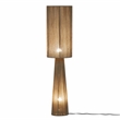 Pemberly Row Contemporary Accent Natural Jute 2-Bulb Floor Lamp