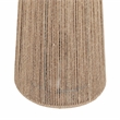 Pemberly Row Contemporary Accent Natural Jute 2-Bulb Floor Lamp