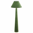 Pemberly Row Contemporary Accent Moss Green Velvet Floor Lamp