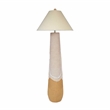 Pemberly Row Transitional Accent Natural Finish Woven Floor Lamp