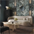 Pemberly Row Contemporary Accent Braided Brass Round Wall Mirror
