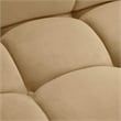 Pemberly Row Contemporary Performance Velvet Modular Loveseat