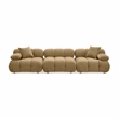 Pemberly Row Contemporary Accent Performance Velvet Modular Sofa